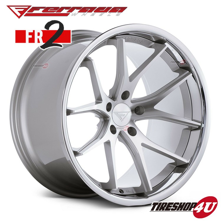 Ferrada wheels FR2 20x10.5J 5/112 ET38 マシンシルバー/SS クローム